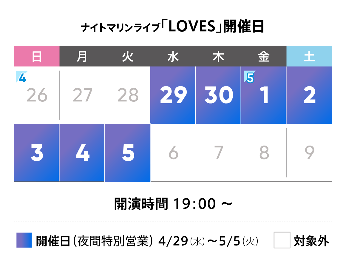 開催スケジュール
